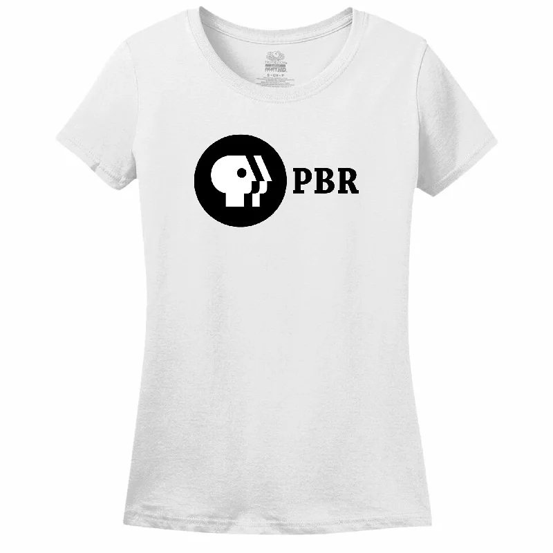 Pbr Women's T-Shirt Silk Blend Satin Velvet
