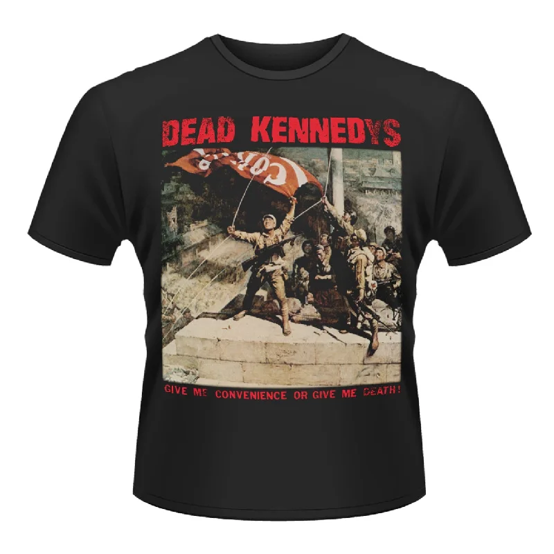 Dead Kennedys Unisex T-shirt: Convenience Or Death Basic T-Shirt Crew Neck Short Sleeve Dead Kennedys Unisex T-shirt: Convenience Or Death Basic T-Shirt Crew Neck Short Sleeve