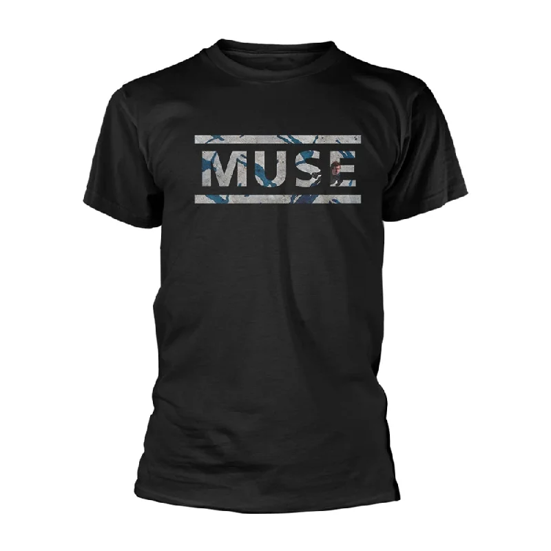 Muse Unisex T-shirt: Absolution Logo Nylon Fabric Polyester Fabric Spandex Fabric