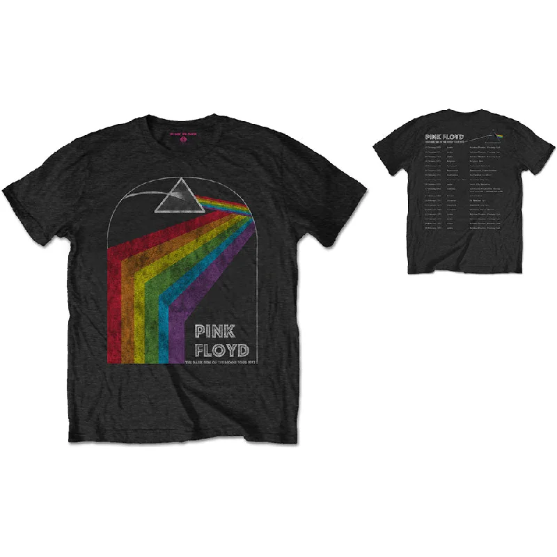 Pink Floyd | Official Band T-Shirt | Dark Side of the Moon 1972 Tour (Back Print) Elasticated Padded Insulated Pink Floyd | Official Band T-Shirt | Dark Side of the Moon 1972 Tour (Back Print) Elasticated Padded Insulated