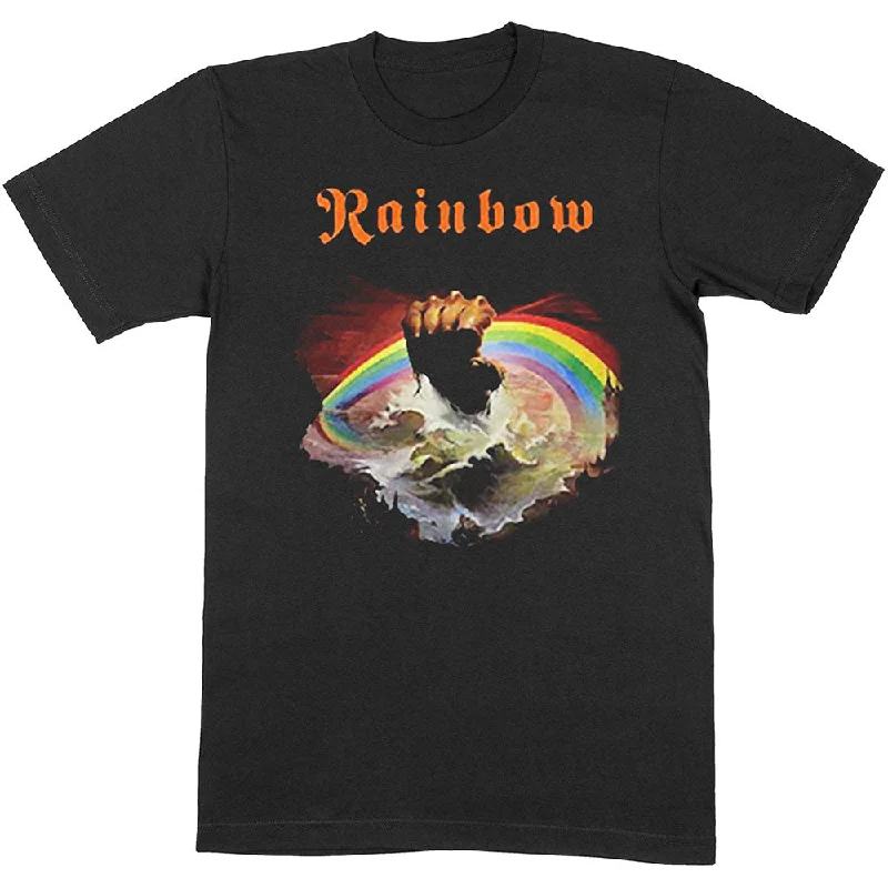 Rainbow | Official Band T-Shirt | Rising Handmade Hand-knitted Hand-woven