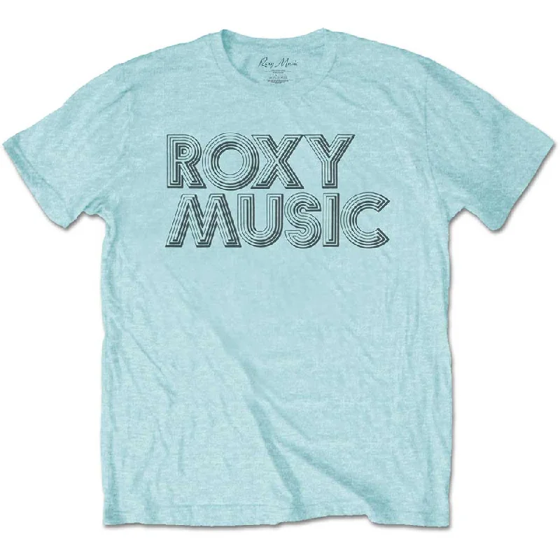 Roxy Music | Official Band T-shirt | Disco Logo Elegant Classic Vintage