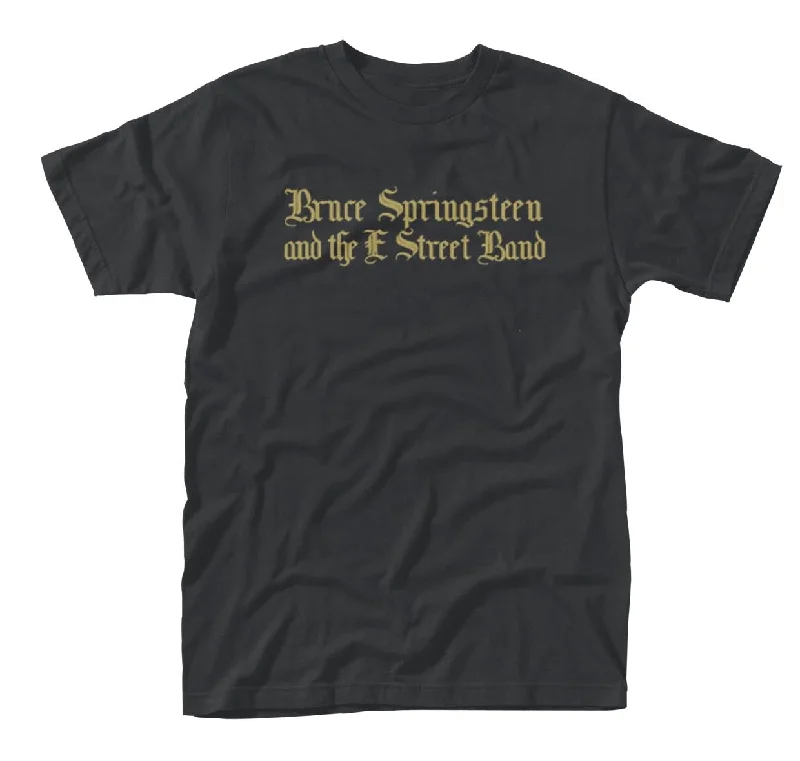 Bruce Springsteen Unisex T-shirt: Black Motorcycle Guitars (back print) Iron Safe Non-Iron Wrinkle Free Bruce Springsteen Unisex T-shirt: Black Motorcycle Guitars (back print) Iron Safe Non-Iron Wrinkle Free