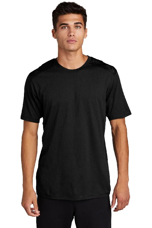 Sport-Tek PosiCharge Tri-Blend Wicking Draft Tee. ST410 Cotton Fabric Linen Fabric Terry Fabric Sport-Tek PosiCharge Tri-Blend Wicking Draft Tee. ST410 Cotton Fabric Linen Fabric Terry Fabric