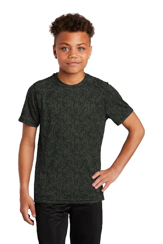 Sport-Tek  Youth Digi Camo Tee. YST460 Wool Fabric Cashmere Fabric Tweed Fabric