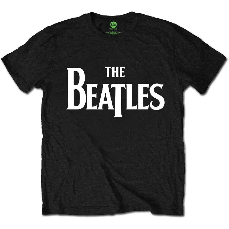 The Beatles Kids T-Shirt: Drop T Logo Sequined Glittery Shiny