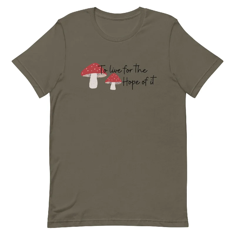 To Live For The Hope Of It Unisex t-shirt Ribbed Striped Patterned