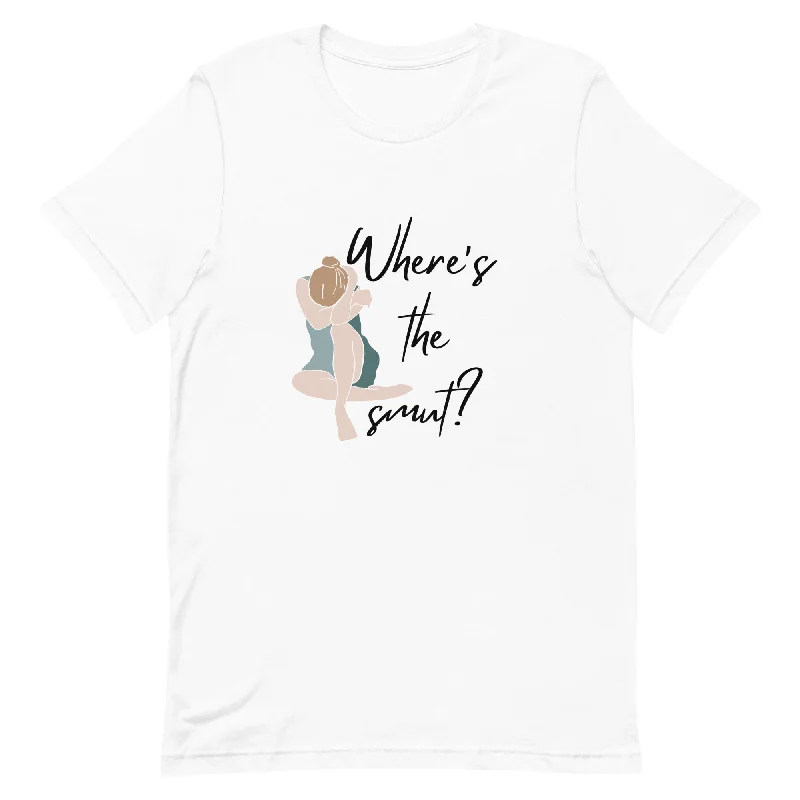 Where’s The Smut Unisex t-shirt Iron Safe Non-Iron Wrinkle Free
