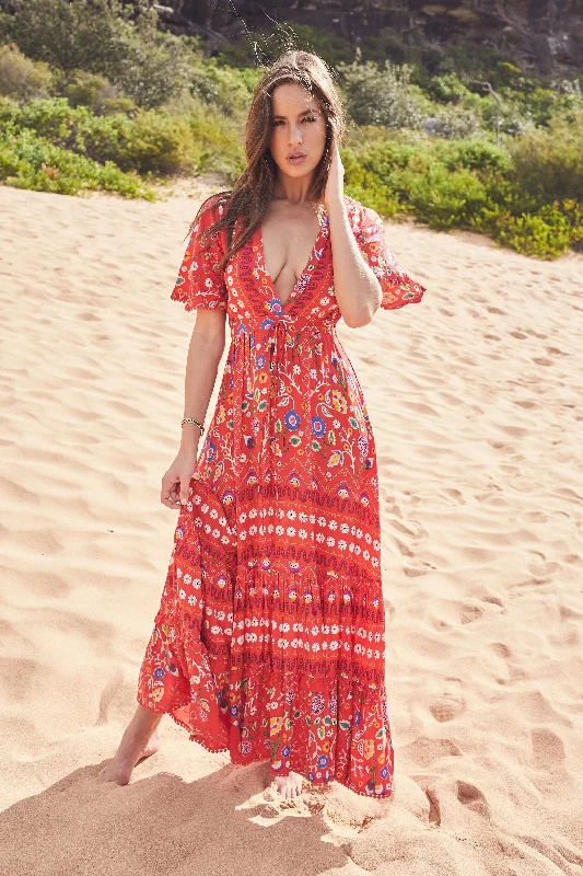 Ashland Maxi Dress - Sweet Escape Fashionable Halter Neck Maxi Dress