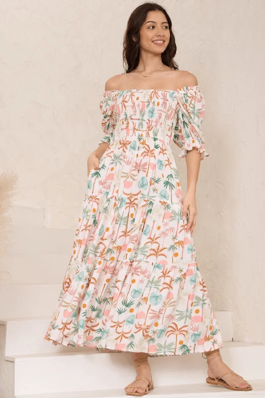 Audrina Maxi Dress - Vacation Trendy Satin Maxi Dress