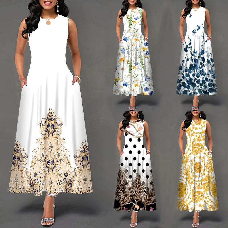 Black and White Color Block Floral Print Maxi Dress Fashionable Maxi Dress with Fringe Black and White Color Block Floral Print Maxi Dress Fashionable Maxi Dress with Fringe