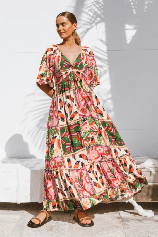 Calista Maxi Dress - Rosella Stylish Boho Maxi Dress