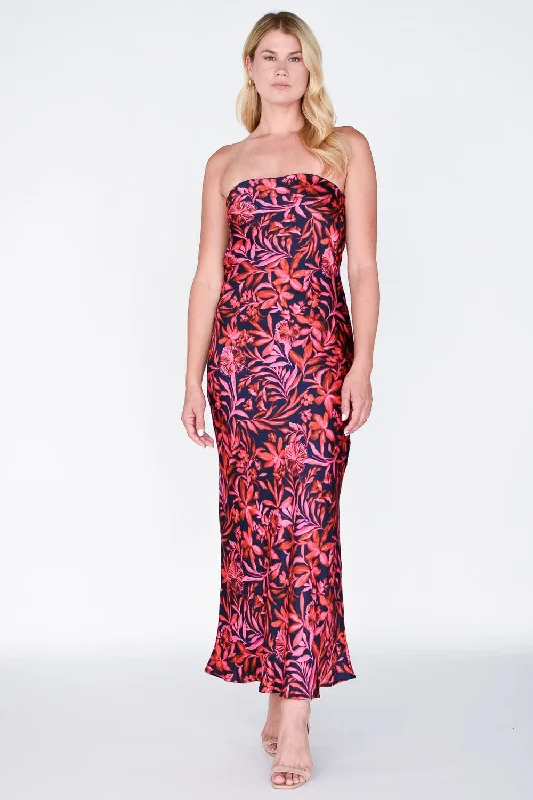Geneva Strapless Maxi Dress Stylish Off-Shoulder Maxi Dress