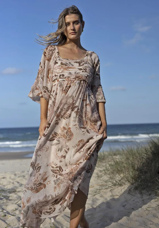 Mahalo Sleeve Maxi Dress Stylish Longline Maxi Dress
