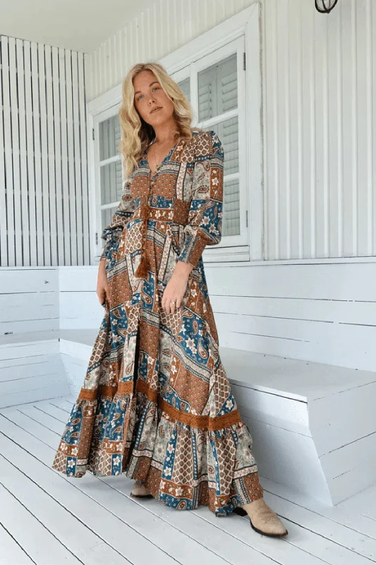 Sabrina Maxi Dress - Isabelle Comfortable Satin Maxi Dress