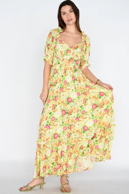 Summer Aura Maxi Dress Cozy Maxi Dress with Slit