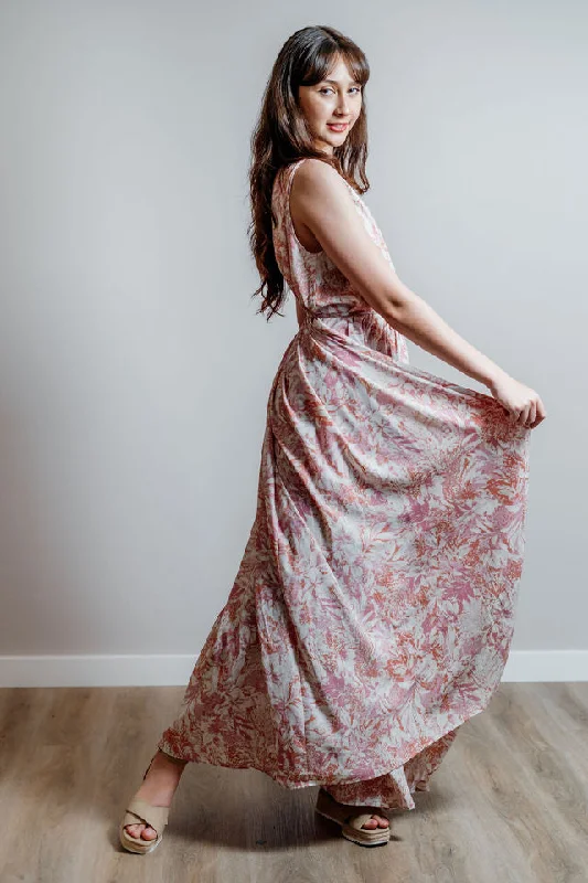 Sunset Dinner In Figi Maxi Dress Cozy Knit Maxi Dress