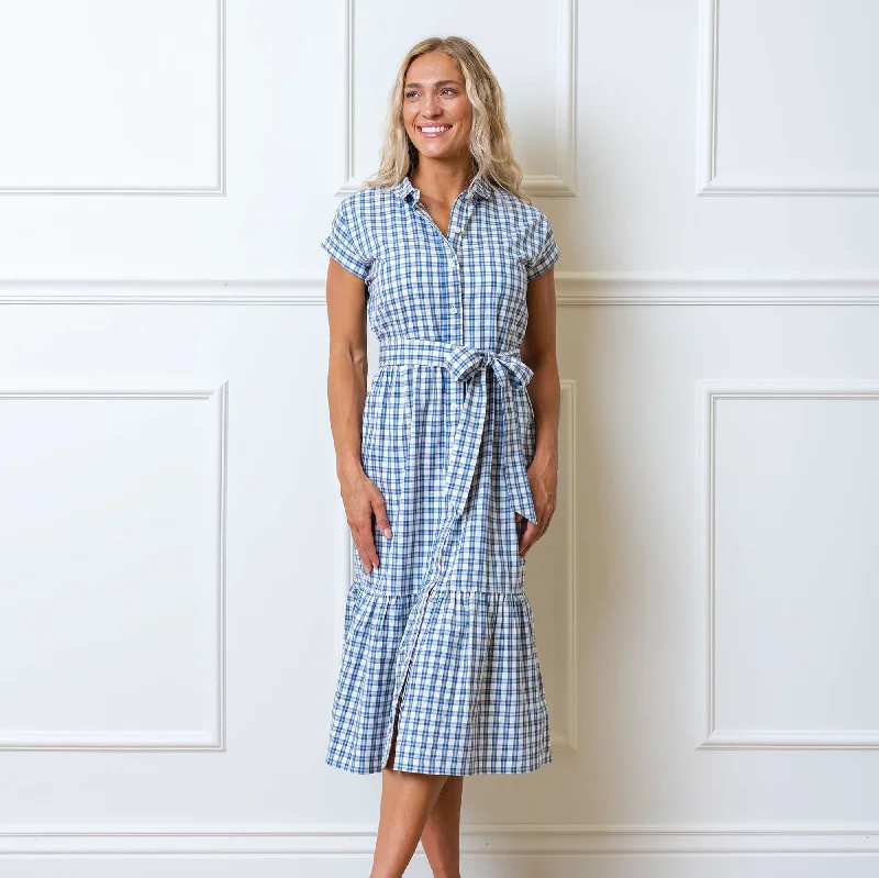 Button Front Organic Maxi Dress Comfortable T-Shirt Maxi Dress