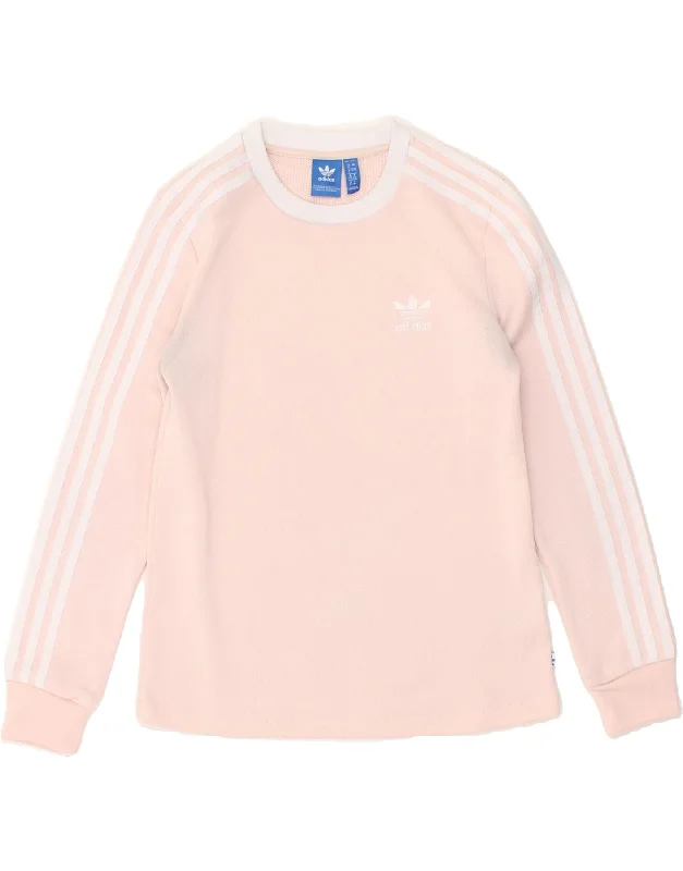 ADIDAS Womens Sweatshirt Jumper UK 8 Small Pink Polyester Hoodie with Magnetic Closure Innovative Modern ADIDAS Womens Sweatshirt Jumper UK 8 Small Pink Polyester Hoodie with Magnetic Closure Innovative Modern