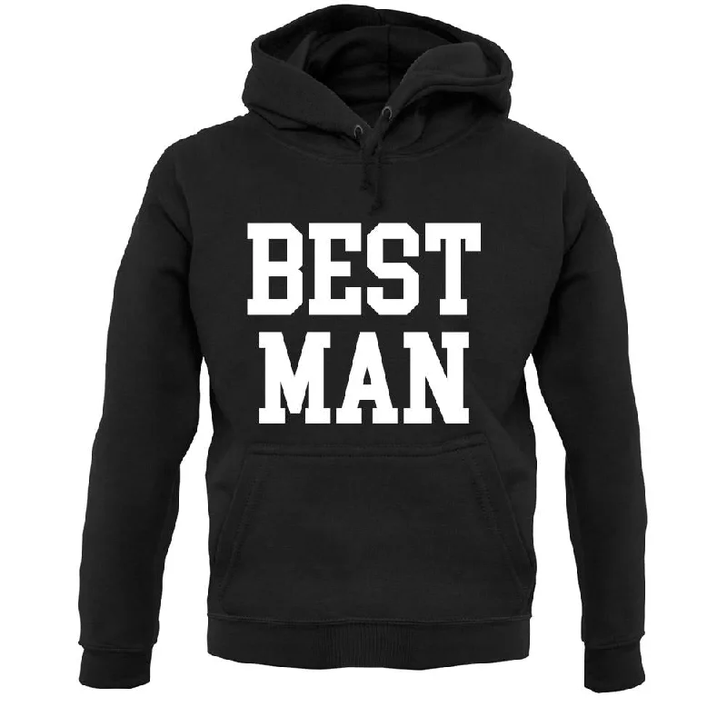 Best Man Unisex Hoodie Hoodie with Strings Custom Fit Adjustable