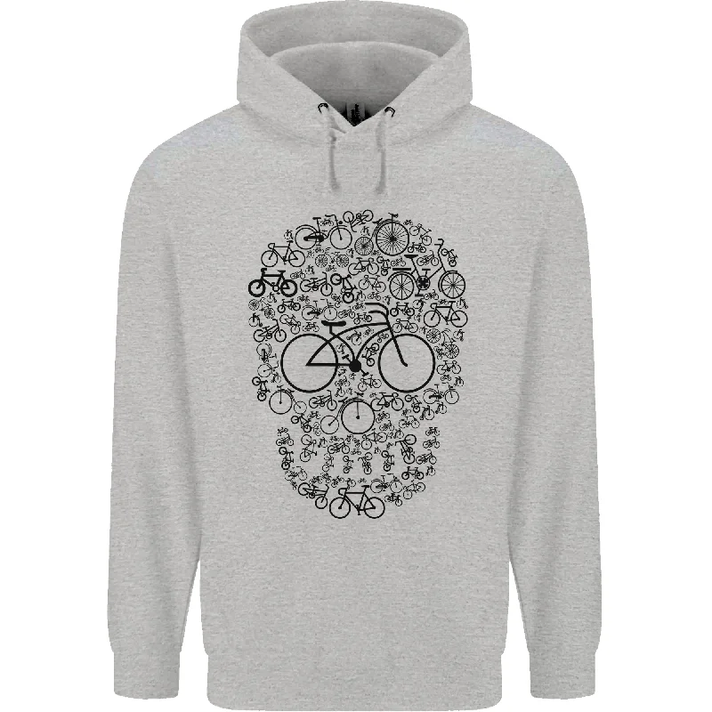 Bicycle Skull Cyclist Funny Cycling Bike Mens 80% Cotton Hoodie Graphic Hoodie Design Print Bicycle Skull Cyclist Funny Cycling Bike Mens 80% Cotton Hoodie Graphic Hoodie Design Print
