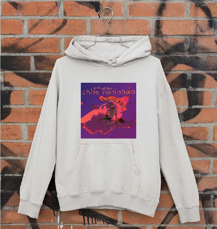Blood Bunny Unisex Hoodie for Men/Women Hoodie with Tied Waist Feminine Flattering