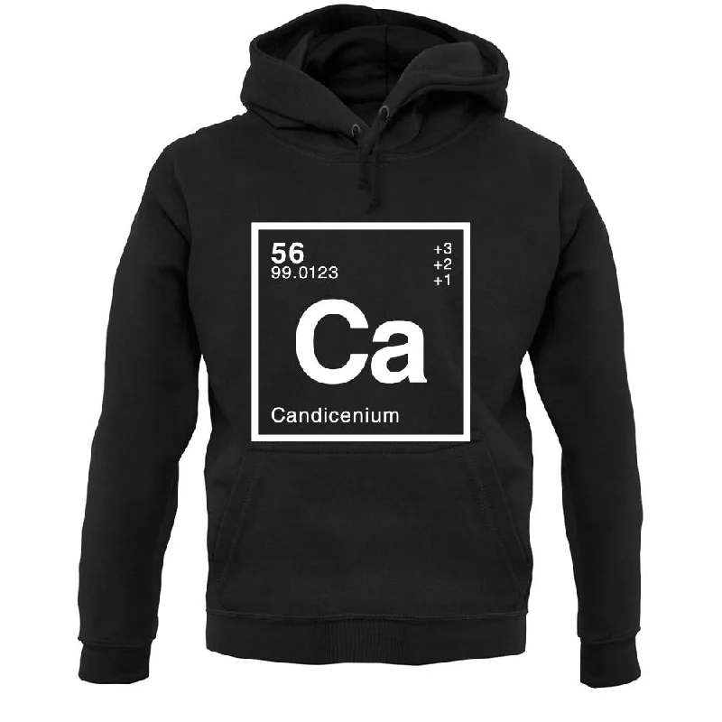 Candice - Periodic Element Unisex Hoodie Hoodie with Lace Feminine Delicate