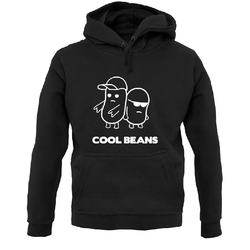 Cool Beans Unisex Hoodie Hoodie with Cuffed Sleeves Snug Secure