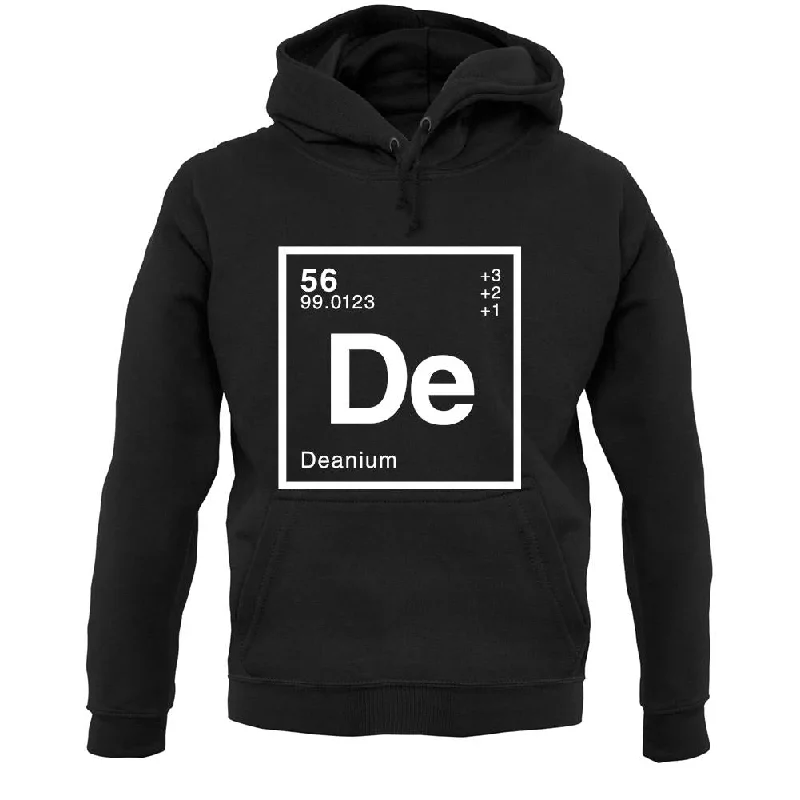Dean - Periodic Element Unisex Hoodie Hoodie with Double Zipper Versatile Adjustable Dean - Periodic Element Unisex Hoodie Hoodie with Double Zipper Versatile Adjustable