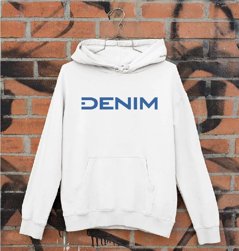 Denim Unisex Hoodie for Men/Women Hoodie with Tie-Dye Psychedelic Retro