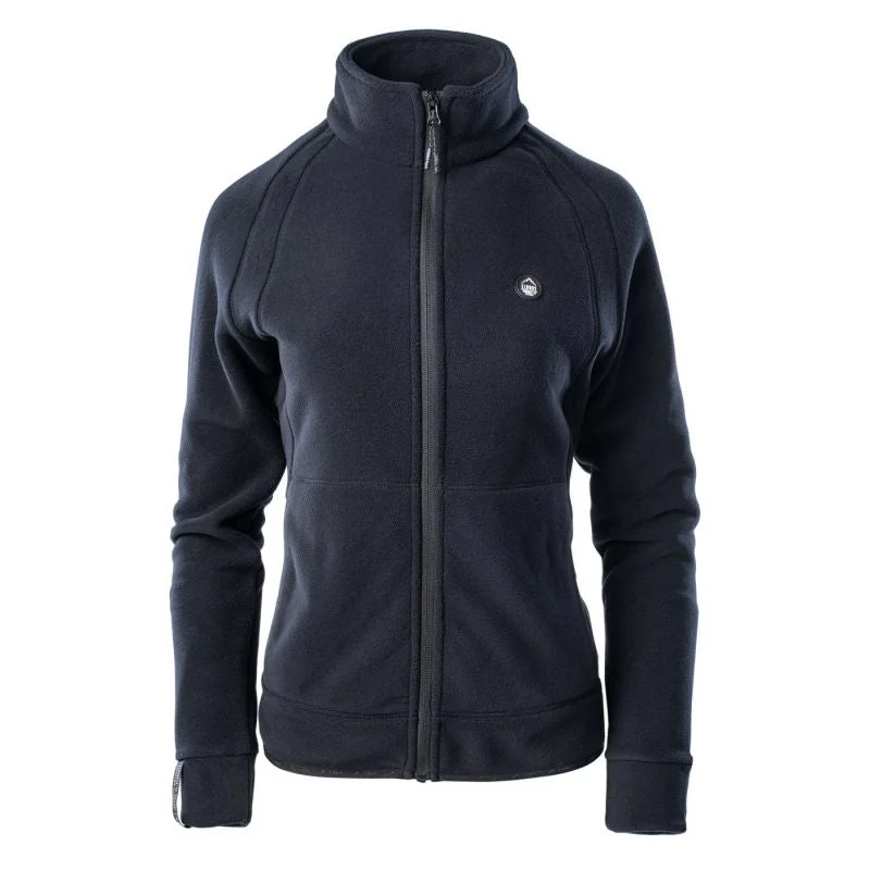 Elbrus Rivoli 190 Polartec Womens Sweatshirt - Navy Hoodie with Pocket Utility Practical Elbrus Rivoli 190 Polartec Womens Sweatshirt - Navy Hoodie with Pocket Utility Practical