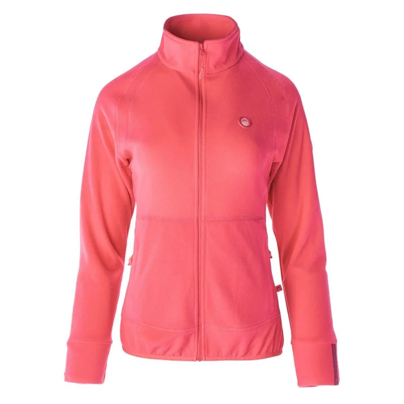 Elbrus Rivoli II Womens Sweatshirt - Pink Hoodie with Set-In Sleeves Structured Classic Elbrus Rivoli II Womens Sweatshirt - Pink Hoodie with Set-In Sleeves Structured Classic