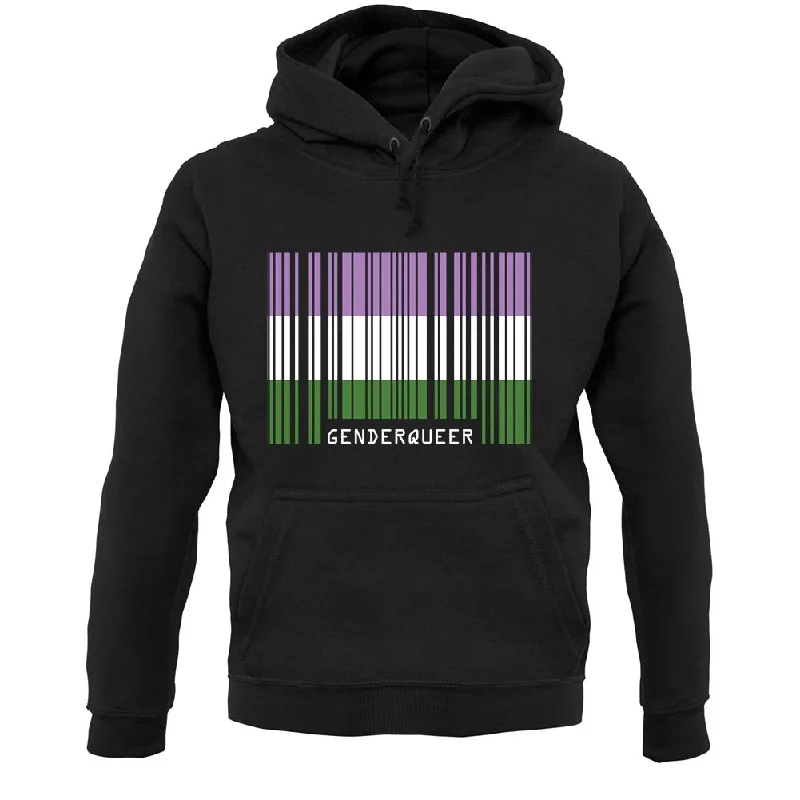 Lgbt Barcode Flags Gender Queer Unisex Hoodie Hoodie with Toggle Buttons Decorative Unique Lgbt Barcode Flags Gender Queer Unisex Hoodie Hoodie with Toggle Buttons Decorative Unique