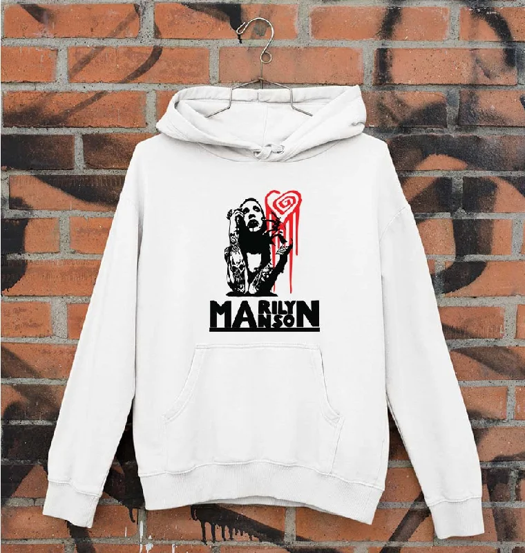 Marilyn Manson Unisex Hoodie for Men/Women Hoodie with Hem Lace Feminine Delicate