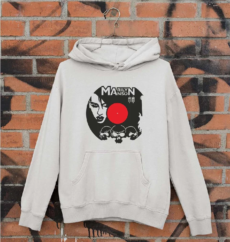 Marilyn Manson Unisex Hoodie for Men/Women Cotton Hoodie Fleece Lining Warmth