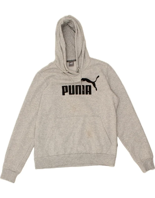 PUMA Womens Graphic Hoodie Jumper UK 14 Large Grey Hooded Sweatshirt Casual Wear Street Style PUMA Womens Graphic Hoodie Jumper UK 14 Large Grey Hooded Sweatshirt Casual Wear Street Style