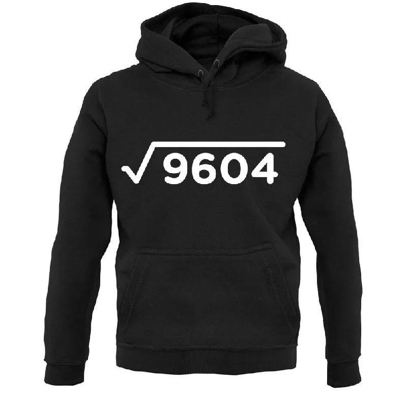 Square Root Birthday 98 Unisex Hoodie Hoodie with Hem Detail Decorative Unique