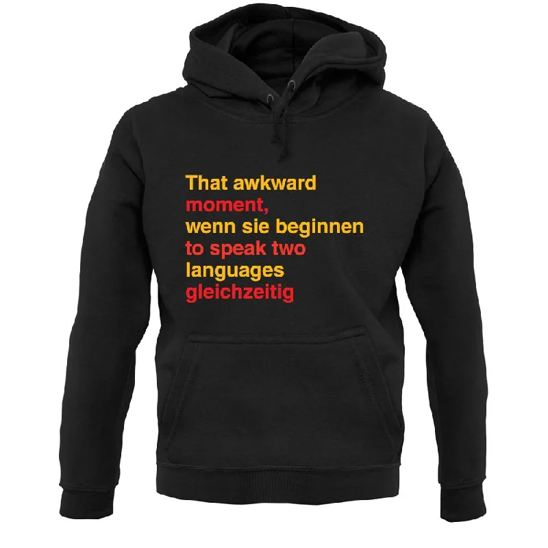 That Awkward German Moment You Speak In Two Languages Unisex Hoodie Hoodie with Hidden Zipper Minimalist Clean That Awkward German Moment You Speak In Two Languages Unisex Hoodie Hoodie with Hidden Zipper Minimalist Clean