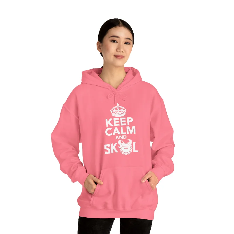 Unisex Heavy Blend™ Hoodie - Keep Calm Hoodie with Toggle Buttons Decorative Unique