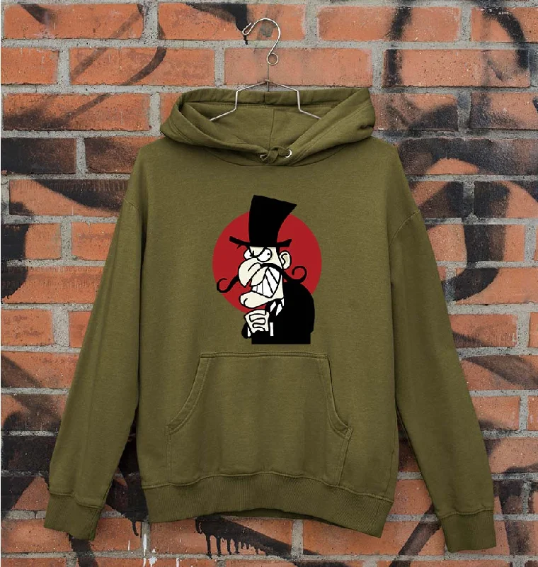 Villainc Unisex Hoodie for Men/Women Hoodie with Raw Hem Edgy Unfinished