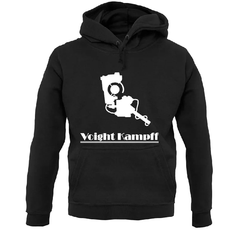Voight Kampff Unisex Hoodie Hoodie with Hem Frayed Vintage Worn