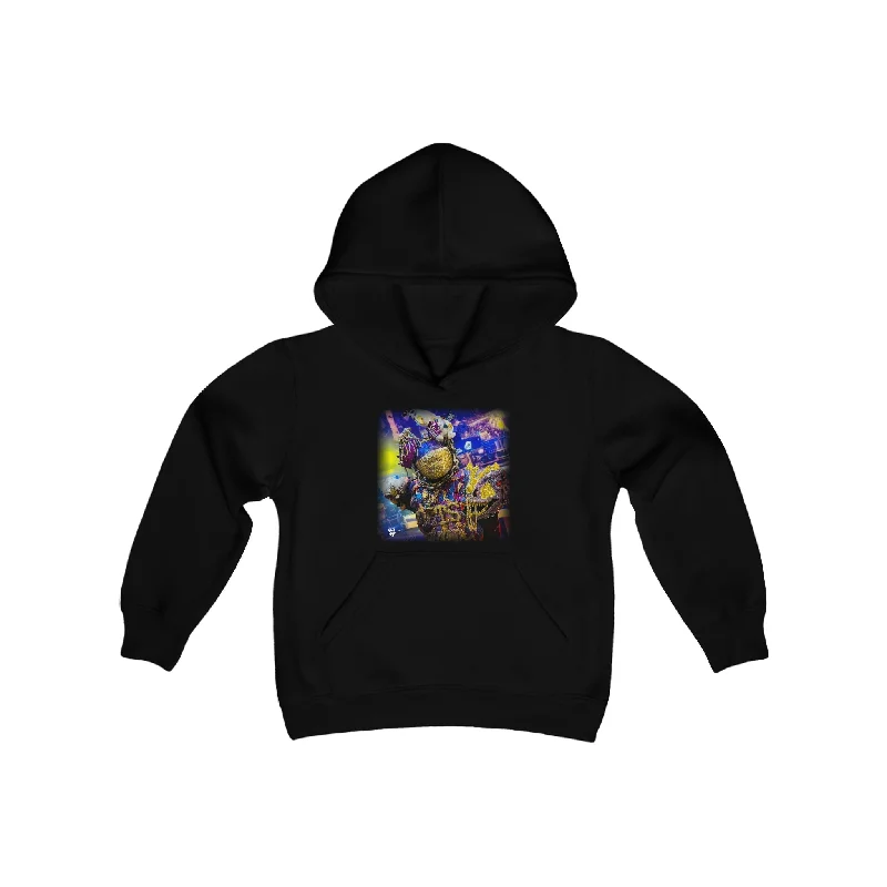 Youth Heavy Blend Hoodie - FANtastic - Frozen Hoodie with Hem Contrast Bold Stylish