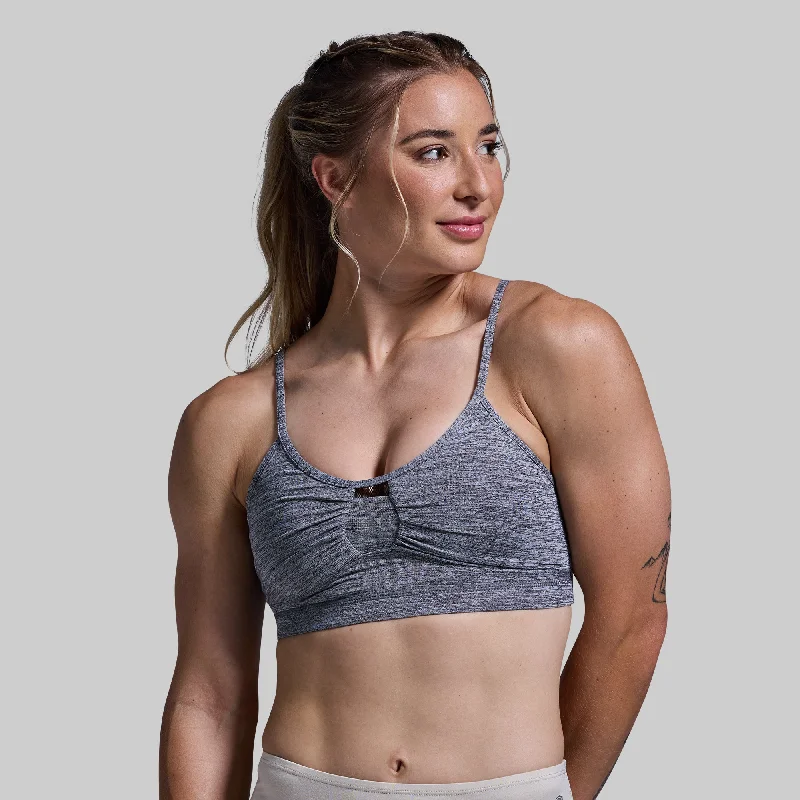Athleisure Bra (Heather Grey) Cozy Wire-Free Bra