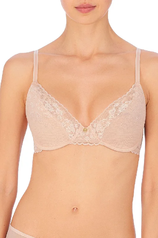 Cherry Blossom Spacer Push-Up Bra In Cameo Rose - Natori Comfortable Bralette Style