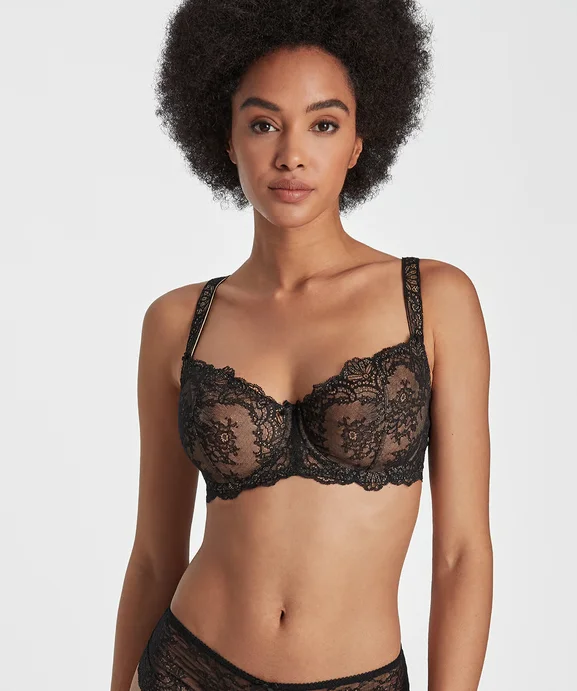 Danse Des Sens Comfort Bra In Black - Aubade Soft Support Bra