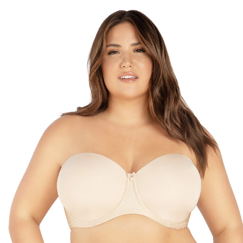 Elise Strapless Bra In Bare - Parfait Breathable Full Coverage