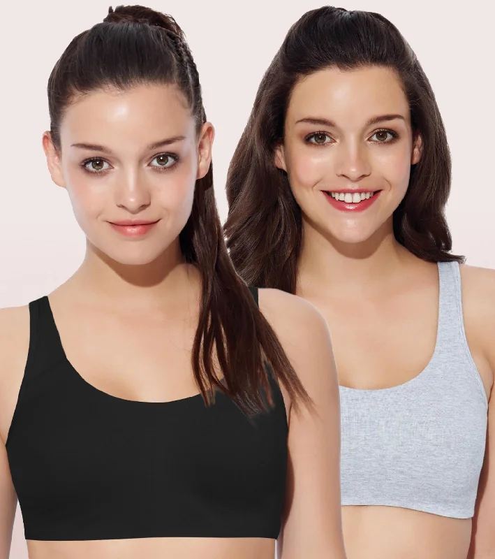 Low Impact Cotton Bra Comfortable Lace Bra