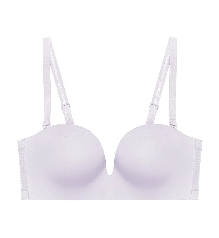 Invisible Inside-Out Non-Wired Detachable Push Up Bra Lace Back Bra