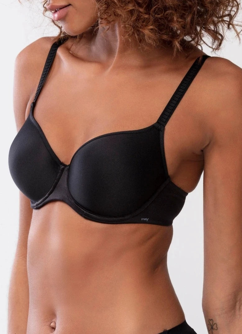 Joan Spacer Bra In Black - Mey Adjustable Fit Bra