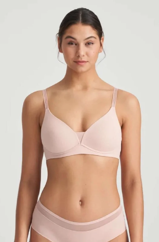Louie Soft Wireless Bra in Powder Rose Soft Strapless Bra